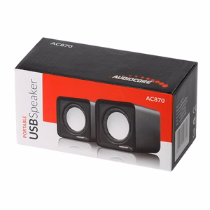 Audiocore AC870 B 2-way 3 W Black, Gray Wired