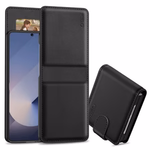 Tech-Protect Lompakkosuojakuori Samsung Galaxy Z Flip 6 / 7 Fe:lle - musta