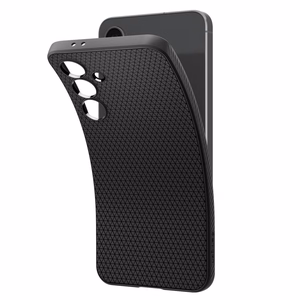 Spigen Liquid Air suojakuori laitteelle Samsung Galaxy S24 FE, musta