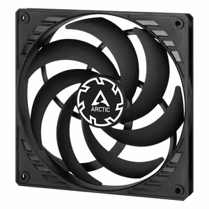 ARCTIC P14 SLIM PWM PST Fan, 4-pin, 140mm, Black