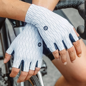 Rockbros Road Cycling Gloves Size: L - Black and White