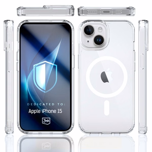 3mk Armor MagCase iPhone 15:lle - Läpinäkyvä