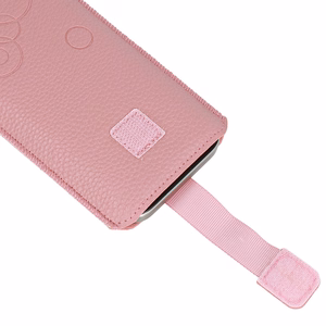 WONDER Deko Pouch Case (Size XXL) for Samsung S25 Ultra/S24 Ultra/M35/M23/A16 5G/Xiaomi Redmi 14C pink