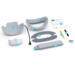 BoboVR P4S päähihna akulla PICO 4 Ultralle ja Ultra Enterpriselle - harmaa