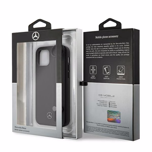 Mercedes Strap Line -kotelo iPhone 12 mini - musta