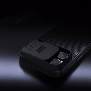 Nillkin CamShield Pro Suojakuori iPhone 16 Pro Max:lle kameransuojalla - musta