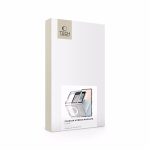 Tech-Protect FlexAir Hybrid MagSafe Suojakuori Samsung Galaxy Z Flip 6 / 7 FE:lle - läpinäkyvä