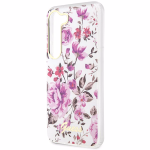 Guess GUHCS23SHCFWST S23 S911 white/white hardcase Flower Collection
