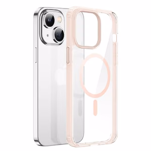 Dux Ducis Clin2 tapauksessa iPhone 14 Plus magneettinen MagSafe kansi vaaleanpunainen