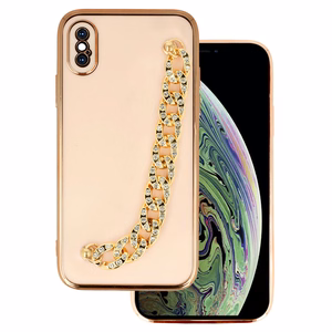 Trend Suojakuori iPhone X/XS:lle - design 4 - vaaleanpunainen