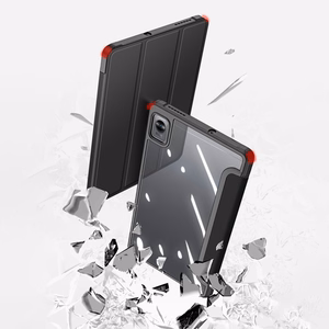 Dux Ducis Toby panssaroitu Flip Smart Case Realme Pad Mini musta