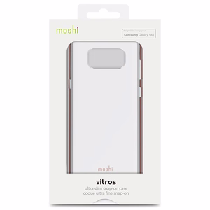 Moshi Vitros -suojakuori Samsung Galaxy S8+ -puhelimelle, vaaleanpunainen (Orchid Pink)