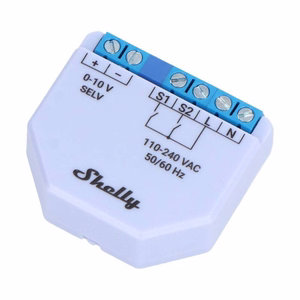 Shelly Plus 0-10V valaistuksen himmennin, WiFi/Bluetooth