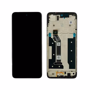 Alkuperäinen LCD-näyttö ja kosketuspaneeli kehyksellä Motorola G35 5G -mallille