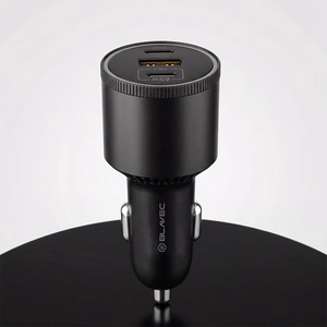 Blavec autolaturi BS-06D-C Trip - USB + 2xType C - QC 3.0 18W PD 65W ja Type C - Type C (CCBS06DCQ-U2CB) musta