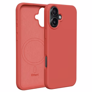 Etteri Silikoninen Mag suojakuori iPhone 16 6,1:lle vadelmanpunainen