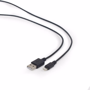 Gembird CC-USB2-AMLM-1M Lightning-kaapeli, musta