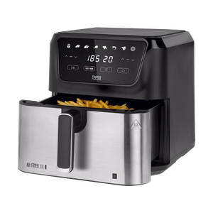 TEESA DIGITAL AIR FRYER XXL -kiertoilmakypsennin, 8 l, 1700 W, suuri kulho, ohjelmat, lämpimänäpito