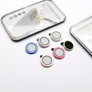 Set of lens glasses for iPhone 13 Pro 6,1" / iPhone 13 Pro Max 6,7" dark blue (3pcs)