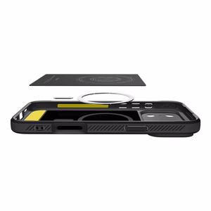 Spigen Rugged Armor Mag Magsafe Suojakuori iPhone 17 Pro:lle Matte Black
