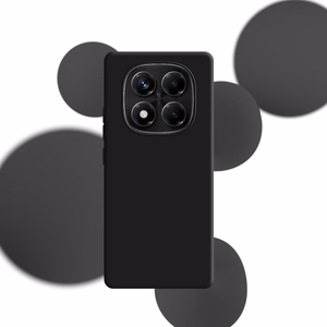 3mk Silikoninen Suojakuori Xiaomi Redmi Note 14 Pro 5G:lle - Musta