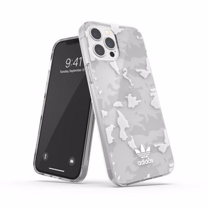 Adidas OR SnapCase Camo kotelo iPhone 12 Pro Max - läpinäkyvä - läpinäkyvä