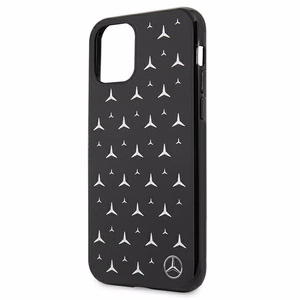 Mercedes Silver Stars kuvio Kotelo iPhone 11 / Xr - musta