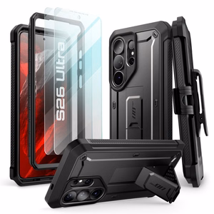 Supcase Unicorn Beetle Pro 2-Pack Suojakuori Samsung Galaxy S26 Ultralle - Musta