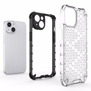 Honeycomb kotelo iPhone 14 Plus panssaroitu hybridi suojus sininen