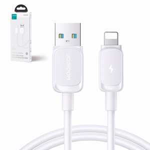 Joyroom Multi-Color Series A14 Lightning / USB-A 2.4A 1.2m Kaapeli - valkoinen
