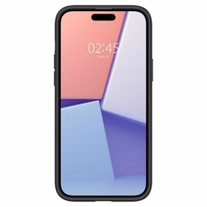 Spigen Ultra Hybrid suojakuori laitteelle iPhone 15 6.1", huurrettu musta