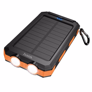 External battery Power Bank Hoco J164 Solar 10W 8000mAh black