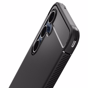 Spigen Rugged Armor suojakuori laitteelle Samsung Galaxy A55 5G, mattamusta
