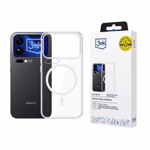 3mk Armor MagCase -suojakuori Xiaomi 17 Pro Max -puhelimelle - läpinäkyvä