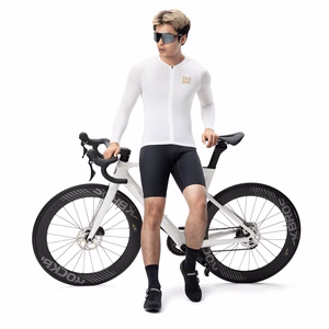 Rockbros YDCX008 Diamond Long Sleeve Cycling Jersey Size XS - White
