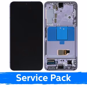 LCD-näyttö Samsung S901 S22 kehyksellä / Bora Purple / (Service Pack)
