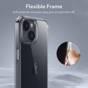 ESR Ice Shield Suojakuori iPhone 15 Plus:lle - kirkas