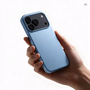 Suojakuori laitteelle iPhone 18 Pro / 17 Pro: Silicone, väri: vaaleansininen