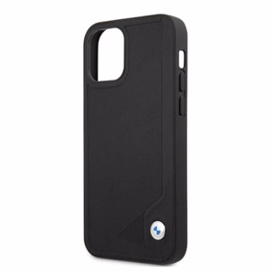 BMW Nahka Deboss kotelo iPhone 12 Pro Max - musta