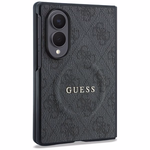 Musta Guess 4G Classic MagSafe -suojakuori Samsung Galaxy Z Fold8 -puhelimelle