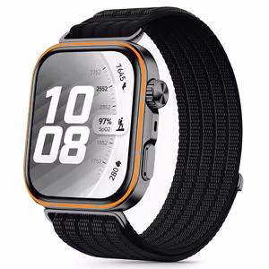Tech-Protect Nylon Strap for Huawei Watch Fit 3 / 4 / 4 Pro / 5 / 5 Pro - Black