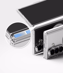 Ringke Fusion Flap Magnetic MagSafe suojakuori mallille Samsung Galaxy Z Fold 8 Ultra – läpinäkyvä
