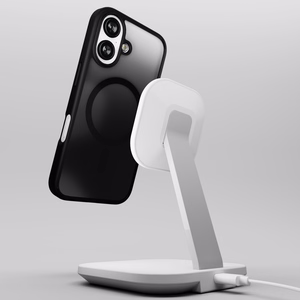 Puro Gradient MagSafe Silikoninen Suojakuori iPhone 16:lle - musta