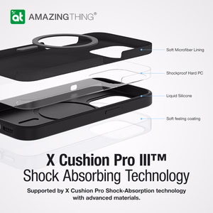 Amazing Thing Smoothie Magsafe Suojakuori 8FT IP146.7SMBK iPhone 14 Plus:lle musta
