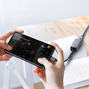 Orico XC-R45-V1 verkkosovitin USB-C–RJ45, Gigabit Ethernet, 1 Gbps – musta