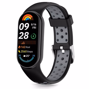 Tech-Protect Iconband Air Xiaomi Smart Band 8/9/10/NFC musta/harmaa