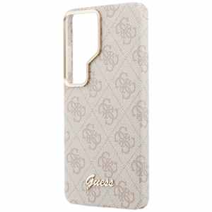 Guess suojakuori 4G Script MagSafe Samsung Galaxy S26 Ultra:lle pinkki