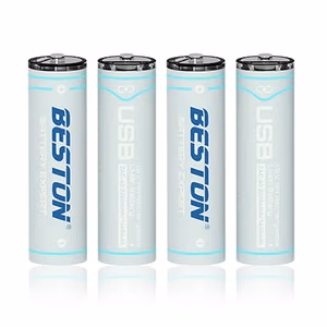 Ladattavat AA-paristot USB-C:llä, 1460mAh, Li-Ion, 4 kpl