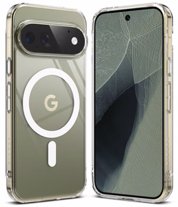 Ringke Fusion Magnetic MagSafe -suojakuori Google Pixel 11 Pro -mallille, läpinäkyvä