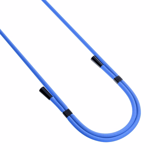 3mk EasyClip puhelimen kaulahihna, sininen (mustat osat)